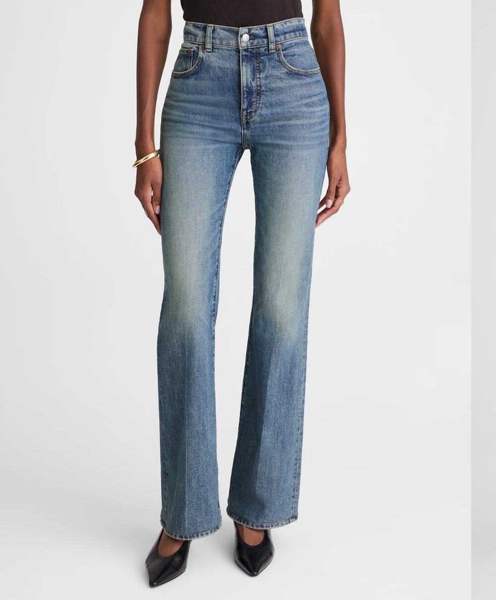 Madewell Vintage Flare Jeans Bouvier Wash High Rise NWT 29P Petite NW590 Denim